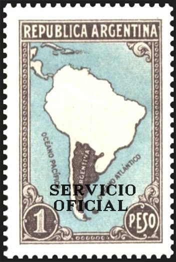 Map of South America without borderlines, ovpt.