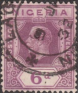Stamp, King George V, Nigeria,  