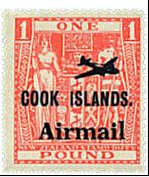 Overprint black on New Zealand stamp