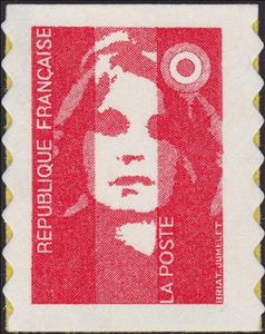 Stamp, Marianne de Briat, France,  