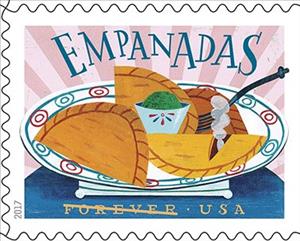 Stamp, Delicioso - Empanadas, United States of America,  , Food, Gastronomy