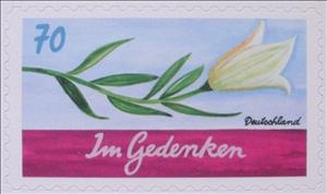 Stamp, In Memory, Germany, Federal Republic,  , Flowers, Plants (Flora)