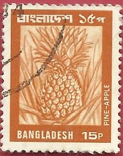 Stamp, Pineapple, Bangladesh,  , Fruits, Plants (Flora)