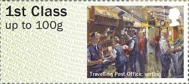 Stamp, Travelling Post Office: Sorting, United Kingdom of Great Britain & Northern Ireland,  , Postal History