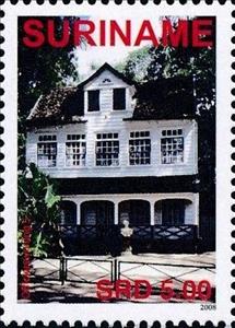 Stamp, Paramaribo Houses, Suriname,  , Architecture, Buildings