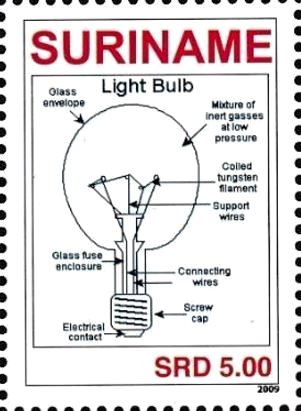 Sketch of first Light Bulb