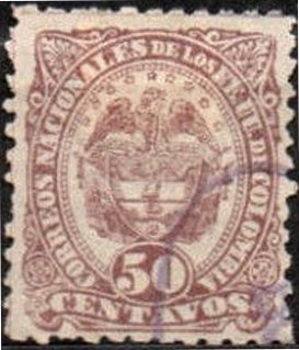 Stamp, Coat of Arms, Colombia,  , Coats of Arms