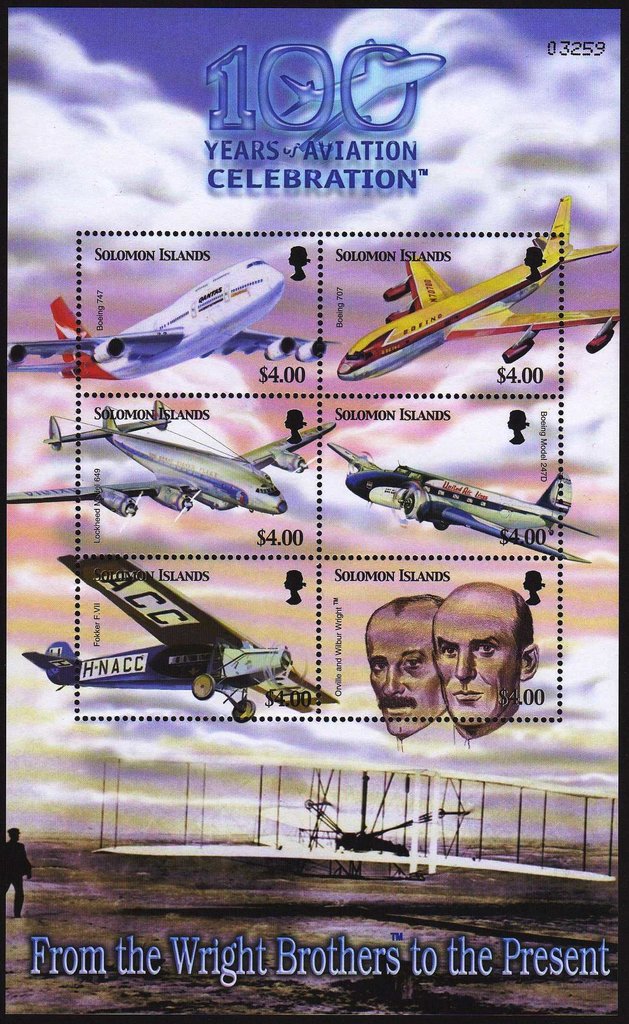 Aviation Centenary Minisheet