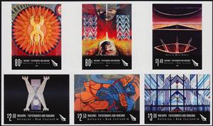 Mini Sheet, Papatuanuku and Ranginui, New Zealand,  , Art, Gods and goddesses, Mythology