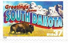 American Bison (Bison bison), Mount Rushmore