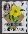 Stamp, Alamanda, Cook Islands,  , Flowers, Plants (Flora), Queens