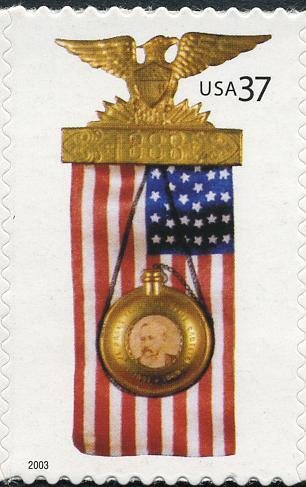 1888 Presidential Campaign Badge