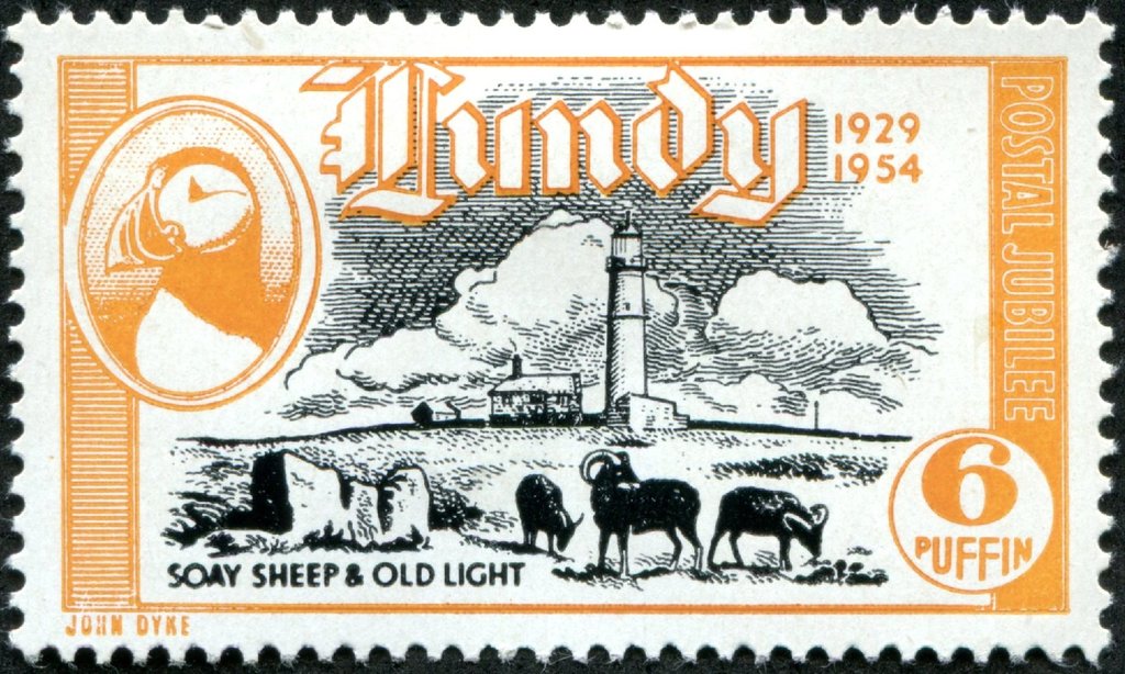 Soay Sheep and Old Lighthouse