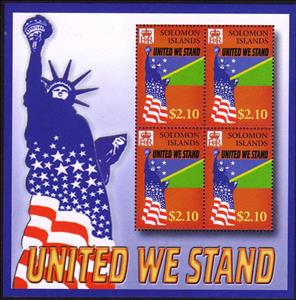 Mini Sheet, Sheetlet, Solomon Islands,  , Flags