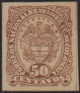 Stamp, Coat of Arms, Colombia,  , Coats of Arms