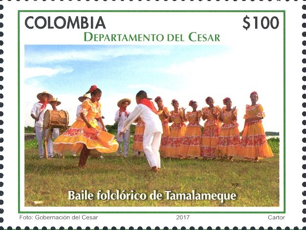 Folkloric dance of tamalameque