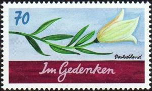 Stamp, In Memory, Germany, Federal Republic,  , Flowers, Plants (Flora)