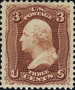 Stamp, George Washington (1732-1799), first President of the U.S.A., United States of America,  , Famous People, Heads of State, Men, Politicians, Государственный деятель