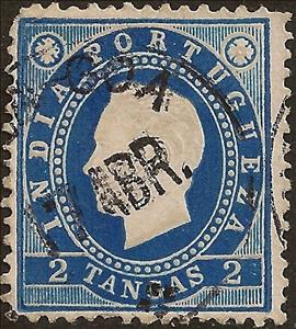 Stamp, King Luis I., India, Portuguese,  , Famous People, Heads of State, Kings, Men, Royalty