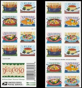 Booklet, Delicioso - Ceviche, United States of America,  , Food, Gastronomy