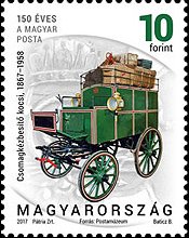 Horse-drawn parcel delivery cart