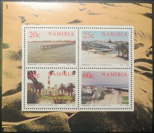 Souvenir Sheet, Views of Swakopmund, Namibia,  , Landscapes