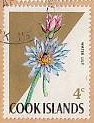 Stamp, Walter lily, Cook Islands,  , Lilies (Flower), Plants (Flora)