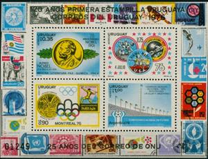 Souvenir Sheet, Events, Uruguay,  