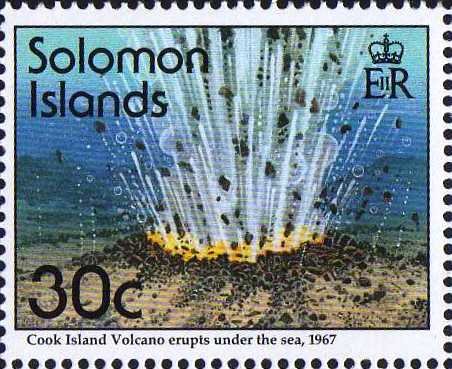 Cook Island volcano