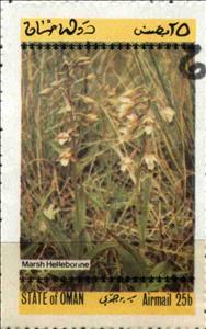 Stamp, Marsh Helleborine, Cinderellas,  , Flowers
