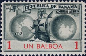 Stamp, Columbus (Air Mail), Cinderellas,  , Aircraft, Globes, Sailing Ships