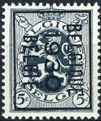 Stamp, Heraldic lion, Belgium,  , Coats of Arms, Heraldic Animals, Лев