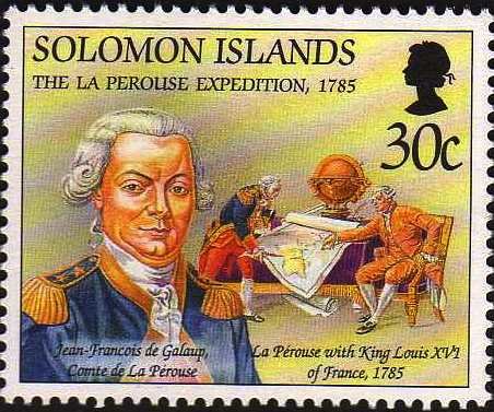 La Perouse with King Louis Vi