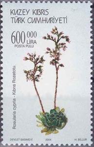 Stamp, Rosularia Cypria, Northern Cyprus,  , Flowers, Plants (Flora)