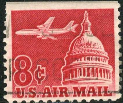 Jet Airliner over Capitol