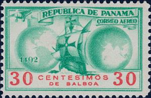 Stamp, Columbus (Air Mail), Cinderellas,  , Aircraft, Globes, Sailing Ships