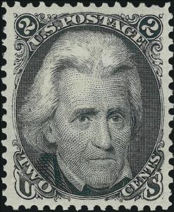 Stamp, Andrew Jackson (1767-1845), seventh President of the U.S.A., United States of America,  , Famous People, Heads of State, Men, Politicians, Государственный деятель