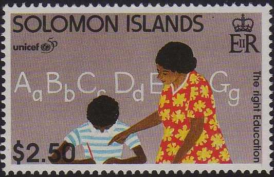 Teacher and child