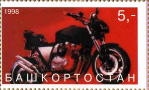 Stamp, Motorcycles, Cinderellas,  , Motors