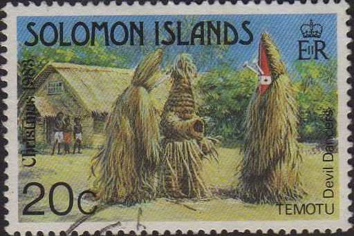 Temotu Devil dancers