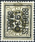 Stamp, Heraldic lion, Belgium,  , Coats of Arms, Heraldic Animals, Лев