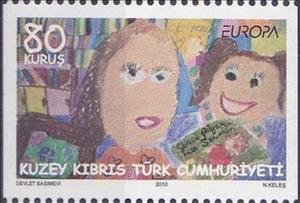 Stamp, Europa (C.E.P.T.) 2010 - Children's Books, Northern Cyprus,  , C.E.P.T. / Europe