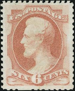 Stamp, Abraham Lincoln (1809-1865), 16th President of the U.S.A., United States of America,  , Famous People, Heads of State, Men, Politicians, Государственный деятель