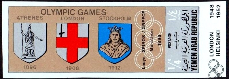 Athens 1896, London 1908, Stockholm 1912