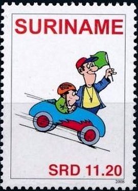 Stamp, Day of the Child, Suriname,  , Children