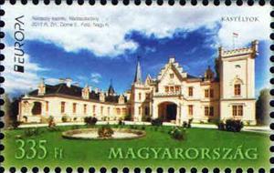 Stamp, Nádasdy Castle in Nádasdladány, Hungary,  , Architecture, Buildings, C.E.P.T. / Europe, Castles, Fortresses / Strongholds, Palaces