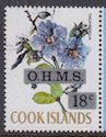 Stamp, Thunbergia, Cook Islands,  , Flowers, Plants (Flora)
