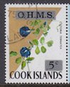 Stamp, Butterfly Pea, Cook Islands,  , Flowers, Plants (Flora)