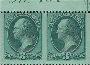 Se-tenant, George Washington (1732-1799), first President of the U.S.A., United States of America,  , Famous People, Heads of State, Men, Politicians, Государственный деятель