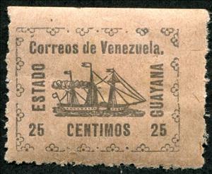 Stamp, Revolutionary Steamship "Ban-Righ"; ESTADO GUYANA, Venezuela,  , Ships